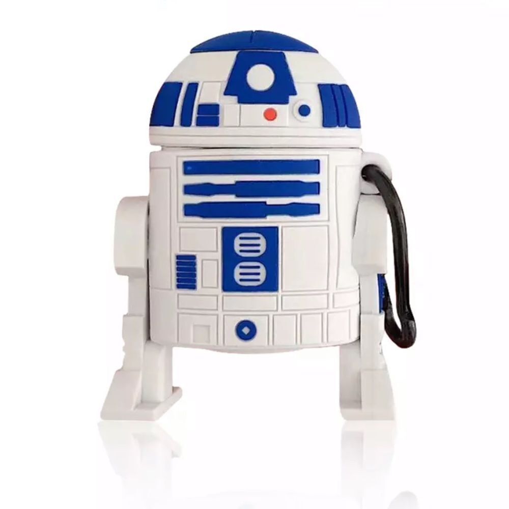 AIRPODS 1 & 2 ONLY - STAR WARS R2D2 AIRPODS 1 & 2 CUSTOM EARBUDS CASE NEW